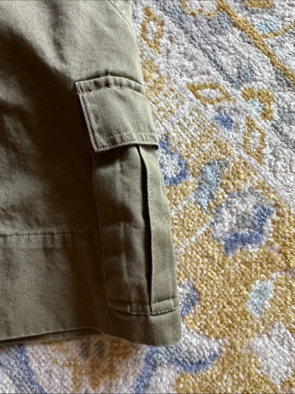 Ralph Lauren Olive Green Cargo Mini Skirt